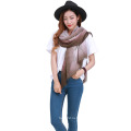 2016 Новый дизайн градиент цвета полиэстер шарф
